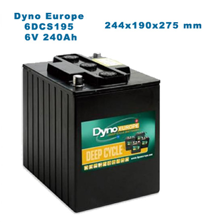 аккумулятор Dyno Europe 6DCS195 6V 240Ah