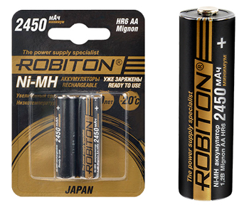 Аккумулятор АА 2450 mAh Japan