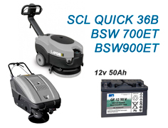 Аккумулятор для Lavor Pro SCL QUICK 36B, BSW 700/900 ET