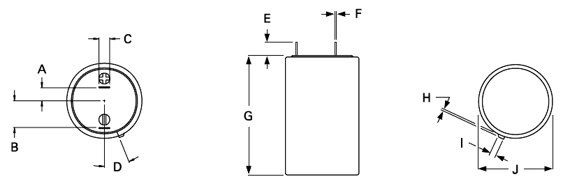 Габарит аккумуляторов Cyclon D, DT, X, E, J