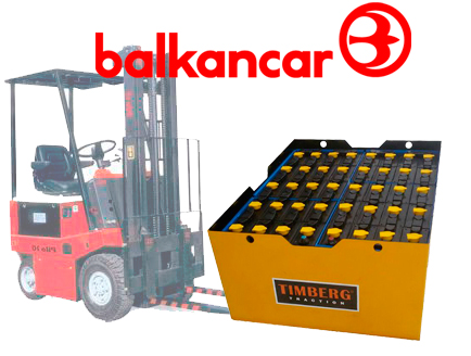 Тяговая батарея Timberg Traction 40х3PzS240 для электропогрузчика Balkancar EB-687