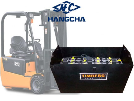 Тяговая батарея Timberg Traction 24х4PzS420 для электропогрузчика Hangcha CPD15J