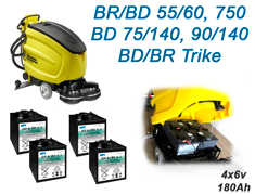 Аккумулятор для Karcher BR/BD 55/60, 75/140, 90/140