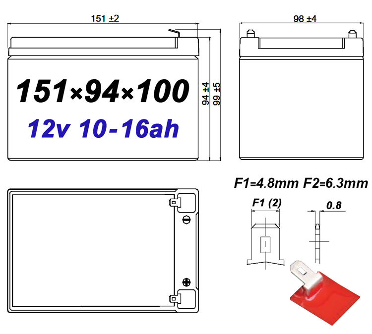 BB Battery BC12-12