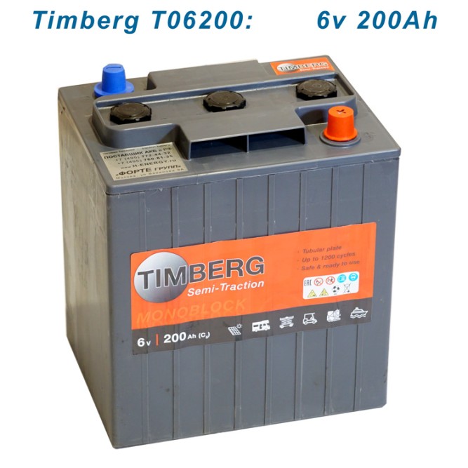Timberg T06200 6v 200ah (4PzS200)