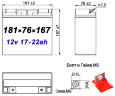 BB Battery BC17-12