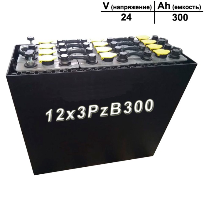 12×3 PzB 300 аккумулятор 24v 300Ah