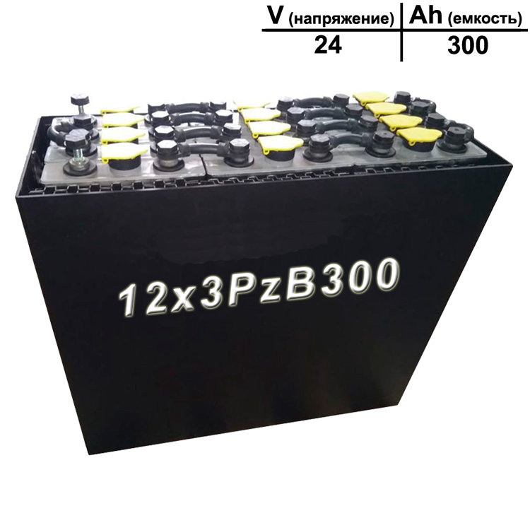 12x3PzB300 аккумулятор 24v 300Ah