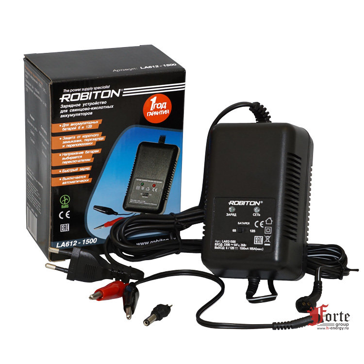 Robiton LA612-1500 зарядное устройство 6v и 12v ток 1,5A Поиск картинок
