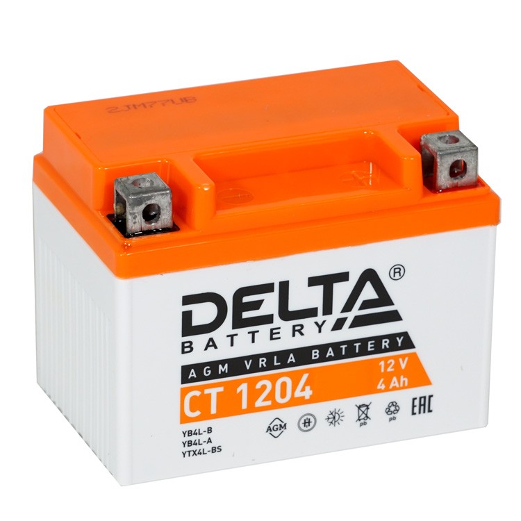 мото аккумулятор Delta CT1204