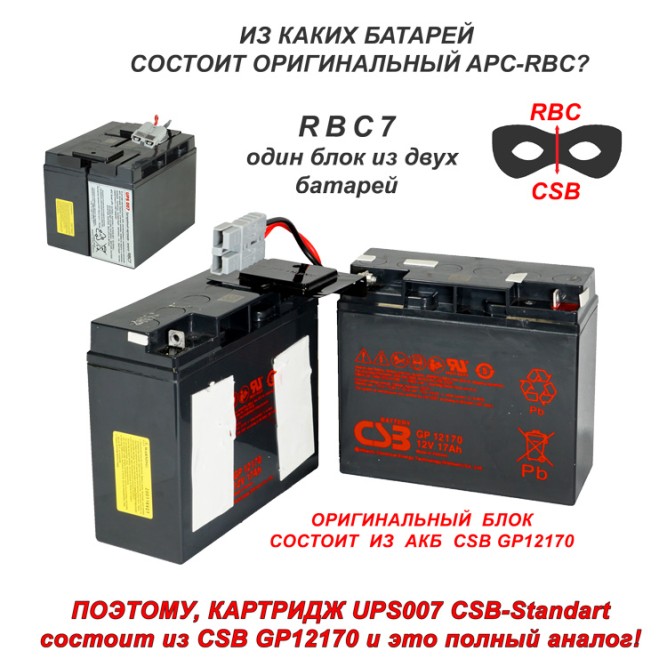 UPS007 CSB-standart (RBC7)