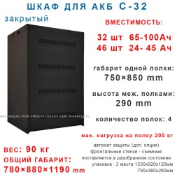 Батарейный шкаф С-32