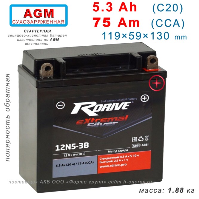 RDrive  Silver 12N5-3B