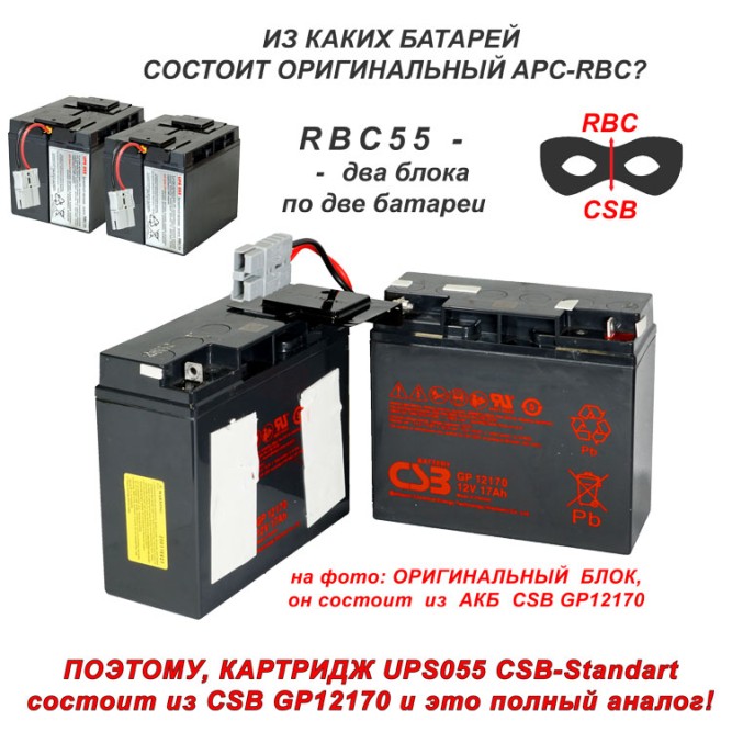 UPS055 (RBC55) CSB-standart