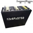 12×6 PzS 750 аккумулятор 24v 750Ah