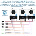Трехфазный монтаж ИБП Stark Country 8000 INV SOLAR