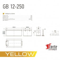 Yellow GB 12-250