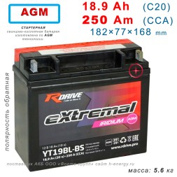 RDrive iRidium YT19BL-BS