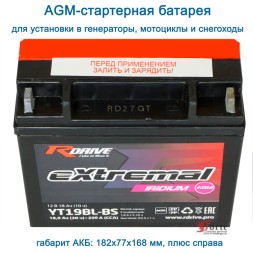 RDrive iRidium YT19BL-BS