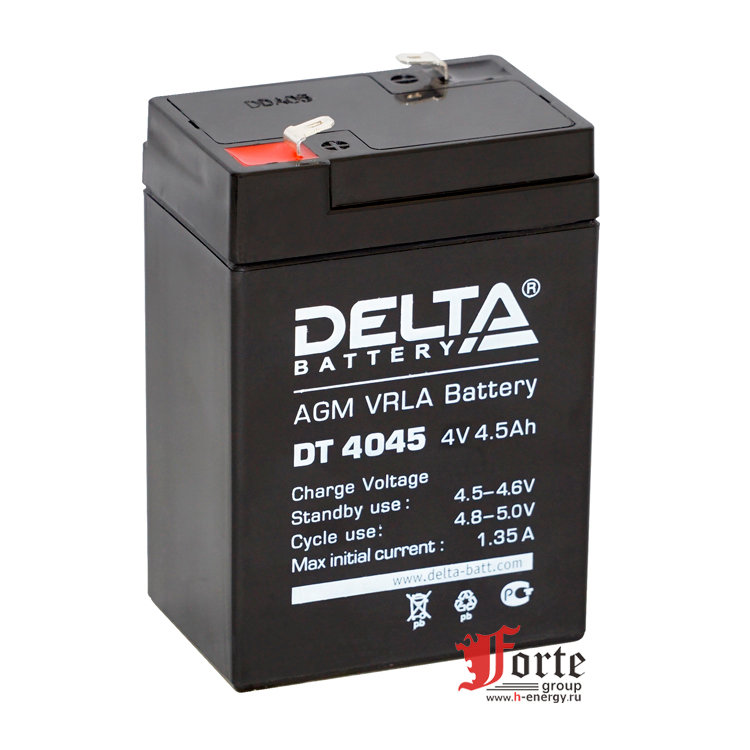 Аккумулятор delta dt 4045