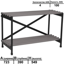 Стеллаж аккумуляторный S2