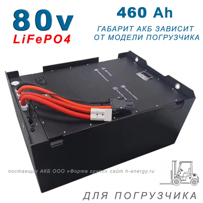 Литиевый аккумулятор 80v 460Ah
