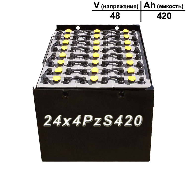 24x4PzS420 аккумулятор 48v 420Ah