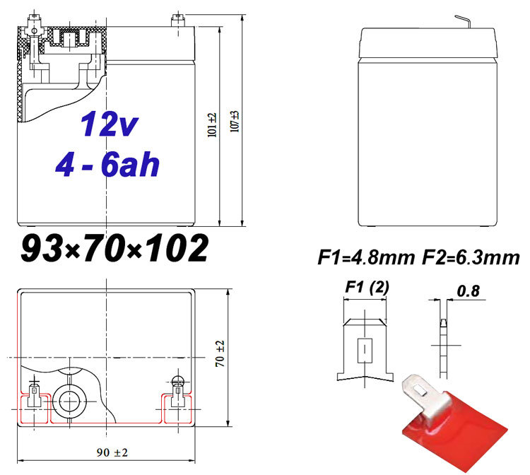 BB Battery SHR7-12