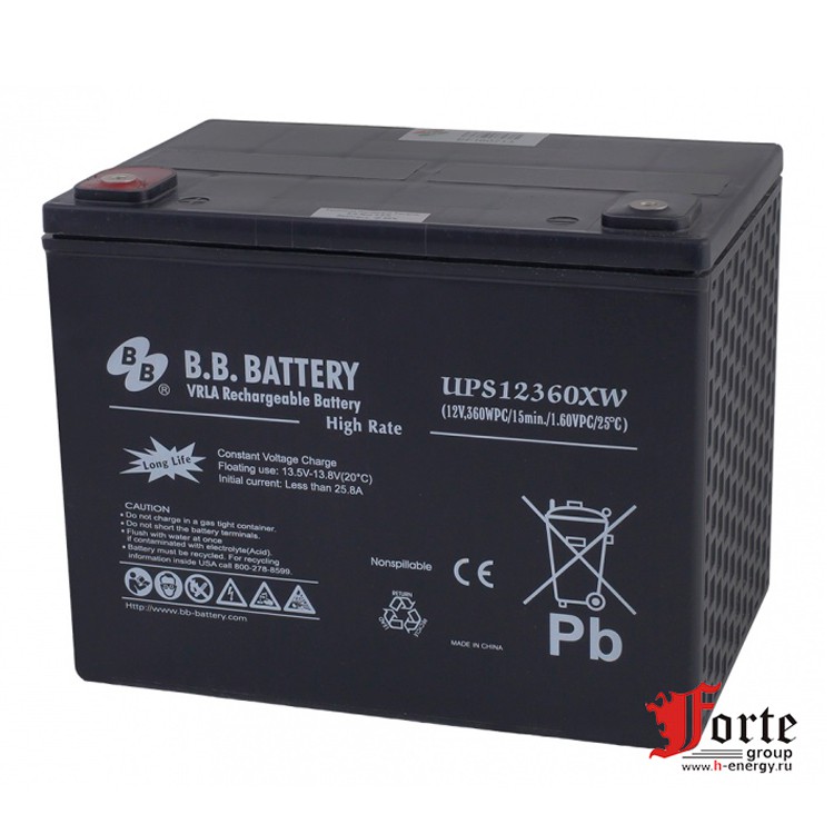 BB Battery UPS12360XW