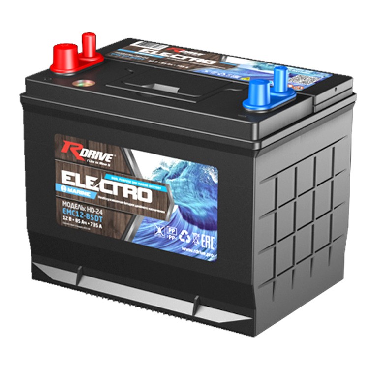 Аккумулятор RDrive ELECTRO Marine EMC12-85DT лодочный