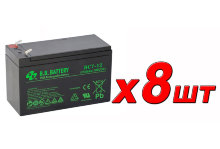 BB Battery BC7-12 АКБ ×8шт