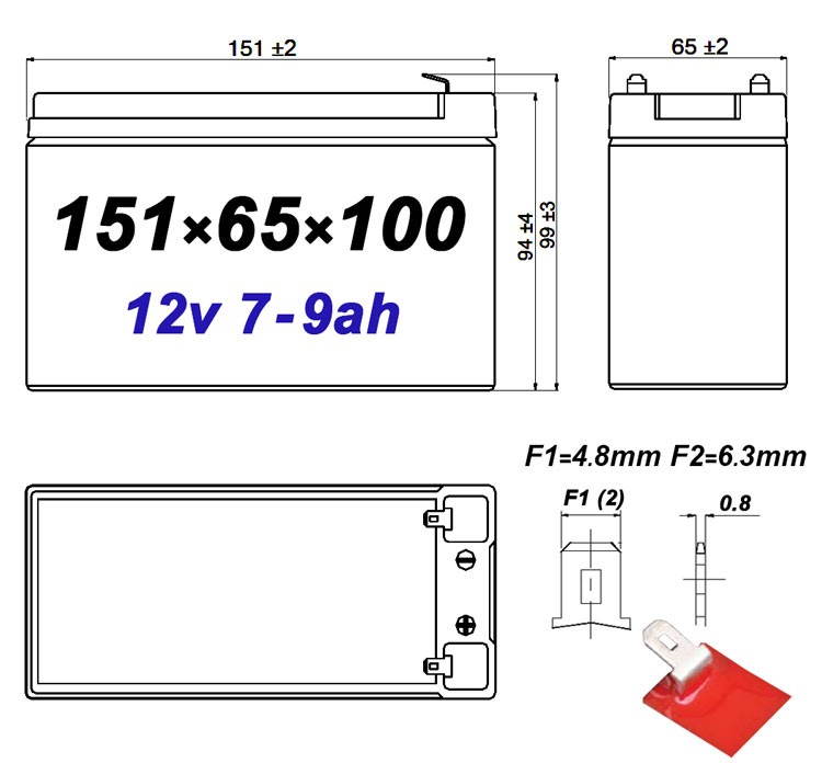 BB Battery HRL9-12 XP