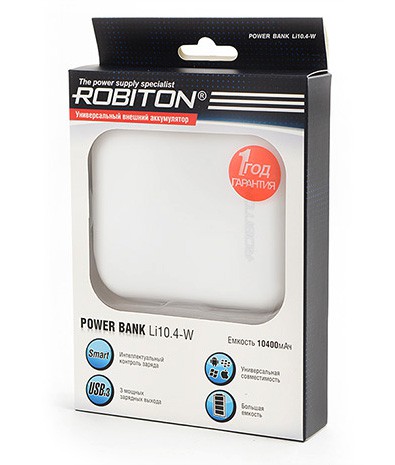 ROBITON POWER BANK Li10.4-K черный 