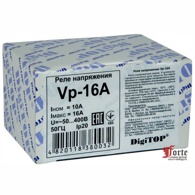 Реле напряжения Vp-16A (RE V-16A)