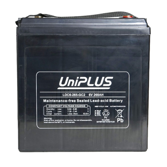 UniPlus LDC6-265-GC2 (6v 220 Ah)