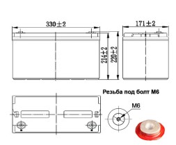 AVANBATT AVL 12100 (12v 100Ah)