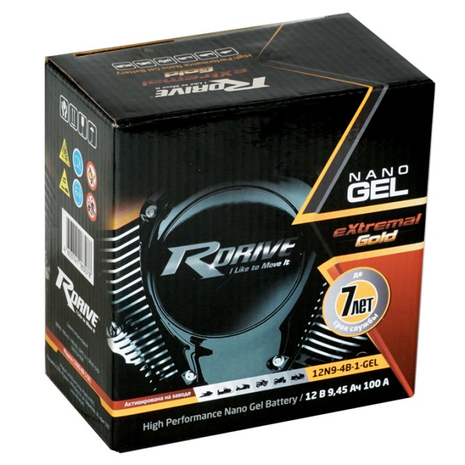 RDrive eXtremal GOLD 12N9-4B-1 GEL