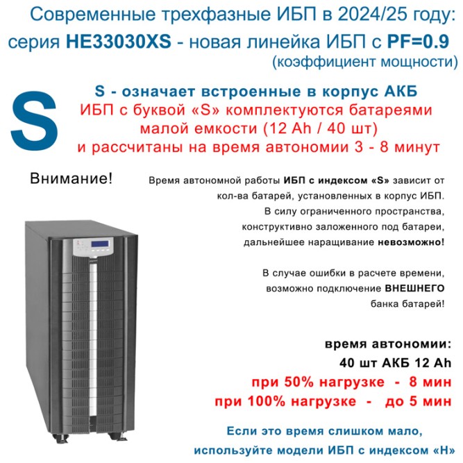 ИБП Hiden Expert HE33030XS 30 кВА