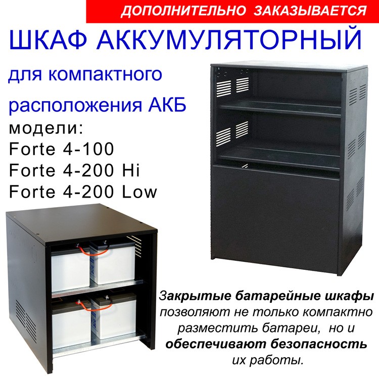 шкаф для размещения внешних батарей