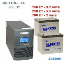 Тепло за 80: Stark On-Line + 2х80Ah NPL