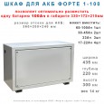 Шкаф для АКБ  Форте 1×100