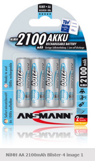 ANSMANN 5035052 maxE AA 2100 blue BL4