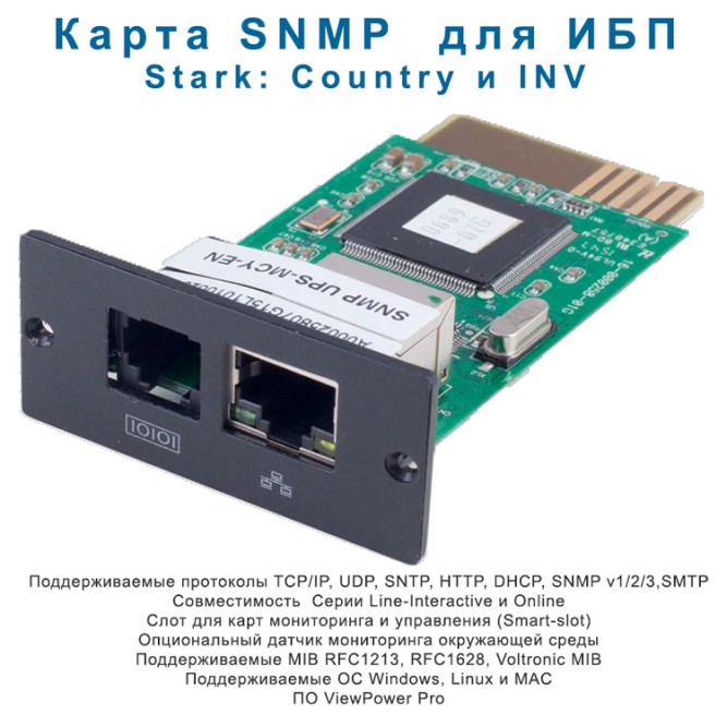 SNMP карта для Stark Country Online