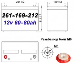 Star DJM1275H  (12v 75Ah)