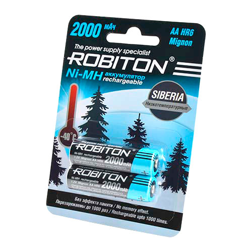 ROBITON Ni-Mh 2000MHAA-2 SIBERIA низкотемпературные BL2