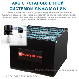 40×4 PzS 420 аккумулятор 80v 420Ah