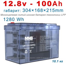 MNB Battery LFP-12.8-100 PRO (12.8В, 100 Ач, LiFePO4)