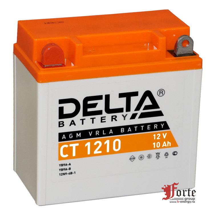 мотоаккумулятор Delta CT 1210