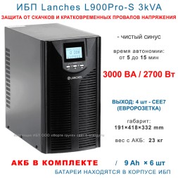 Lanches L900Pro-S 3kVA