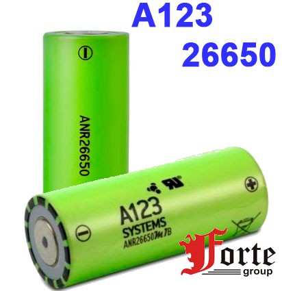 A123  SYSTEMS ANR26650M1B 2500mAh